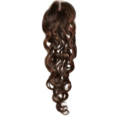 Mono Top Curly Closure - 2.5" x 3" - FINAL SALE