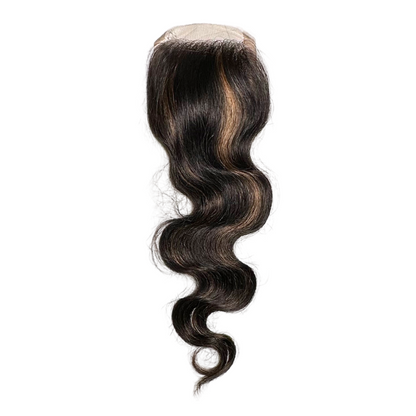 Mono Top Wavy Closure - 3" x 3.5" - FINAL SALE